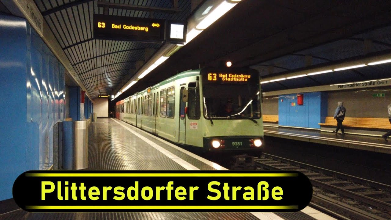 Stadtbahn Station Plittersdorfer Straße - Bonn 🇩🇪 - Walkthrough 🚶