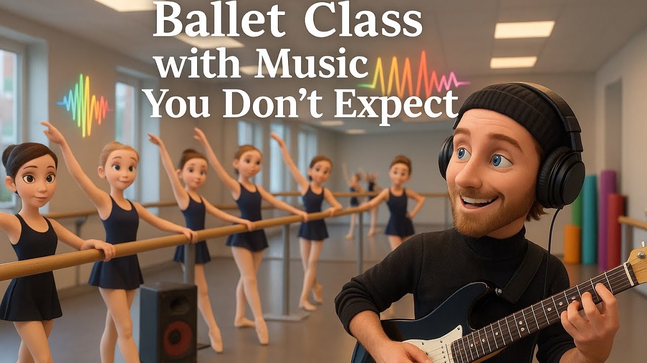Ballet class with music you don't expect  ;) / Beginners plus