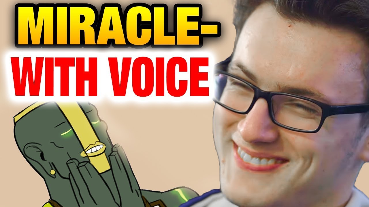 MIRACLE- WITH VOICE - Earth Spirit IS LEGIT Dota 2