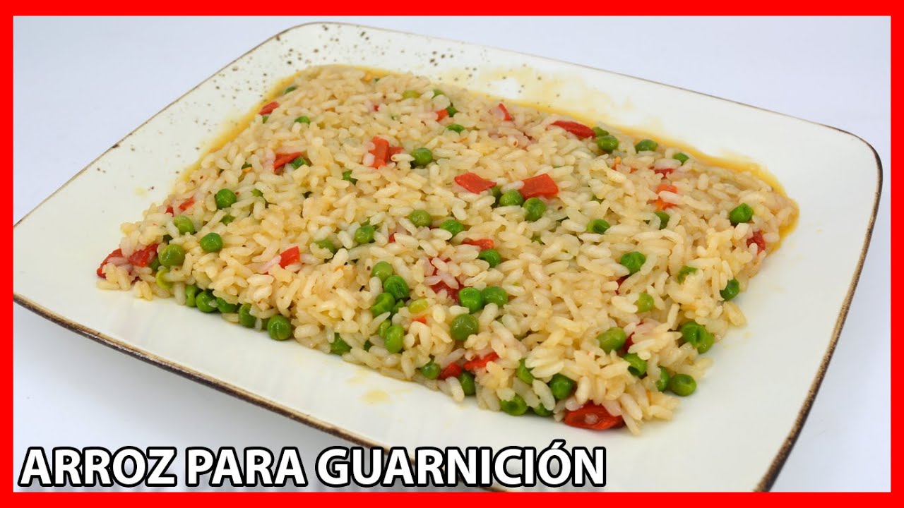 Arroz Blanco con Verduras para Guarniciones | Receta de Guarnición | Las Recetas del Abuelo