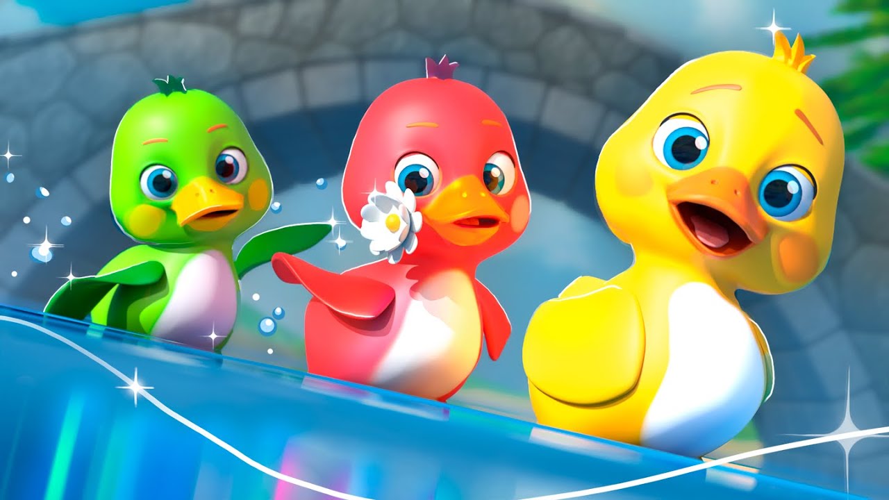 5 Little Ducks (Learn Colors Song) | Mimiloon Nursery Rhymes & Kids Songs