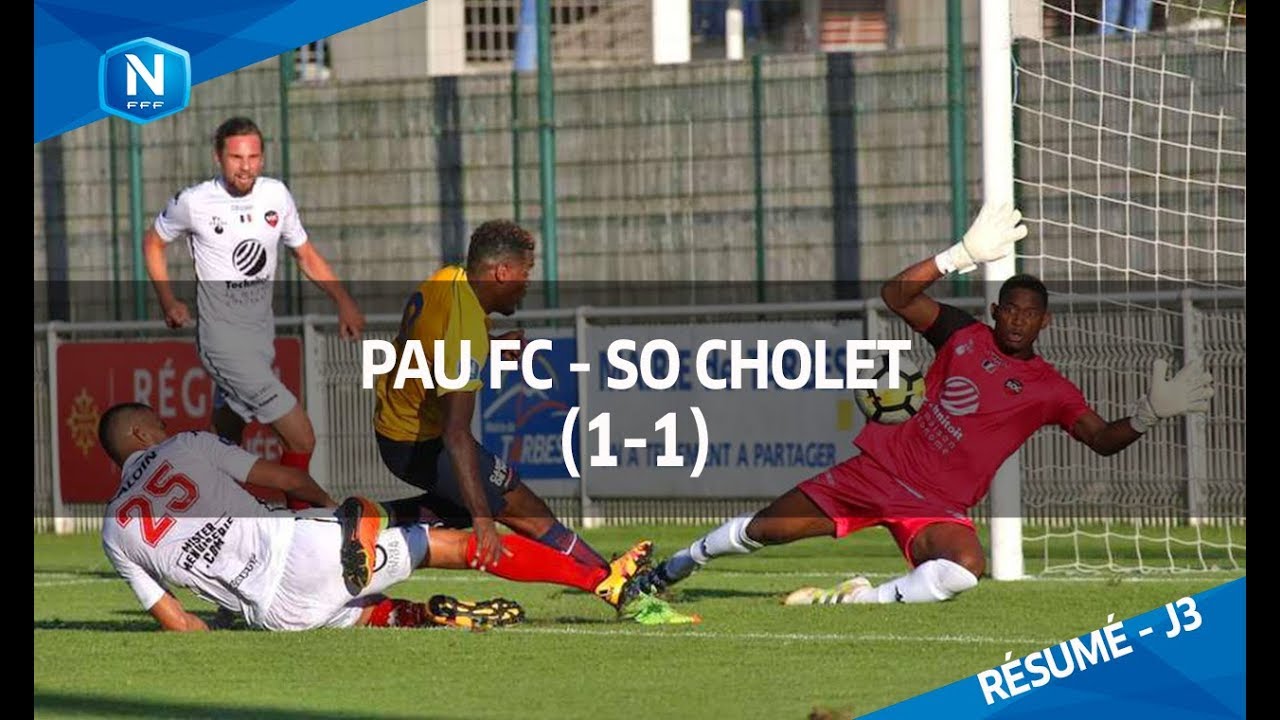 J3 : Pau FC - SO Cholet (1-4), le résumé