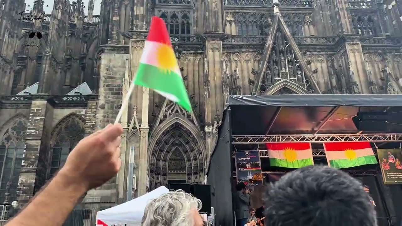  Cejnewala Neteweyî li Kolnê – Bi Beşdariya Şêx Meşûq Xeznawî,Hikmet Cemîl الشيخ مرشد معشوق الخزنوي 