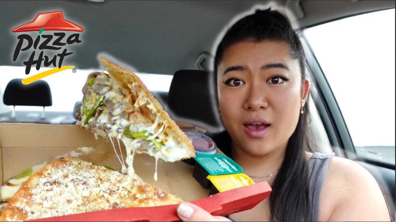 Pizza Hut Steak Melt Mukbang!