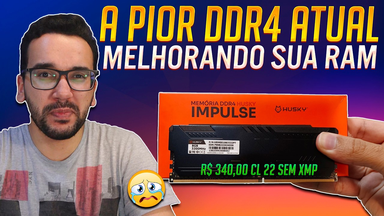 P&Eacute;SSIMA RAM com R7 5700X! E agora? OTIMIZANDO a PIOR DDR4 de 2026! Husky Impulse 3200 CL 22
