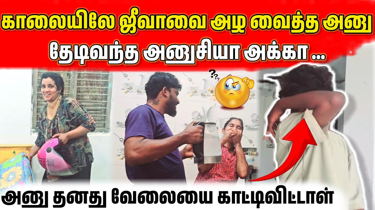 காலையிலே ஜீவாவை அழ வைத்த அனு… 🤔 | Vlog | Jaffna Vlog | ANU WITH VASANTH