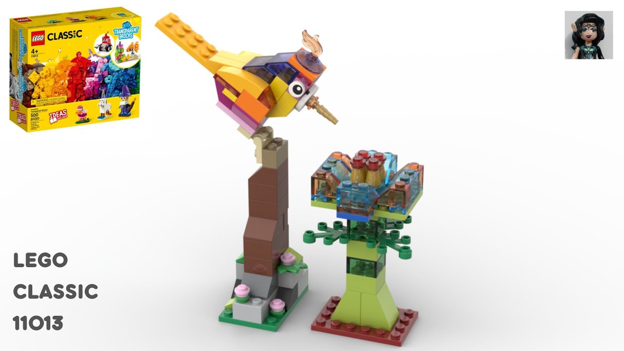 BIRD & FLOWER Lego classic 11013 ideas How to build