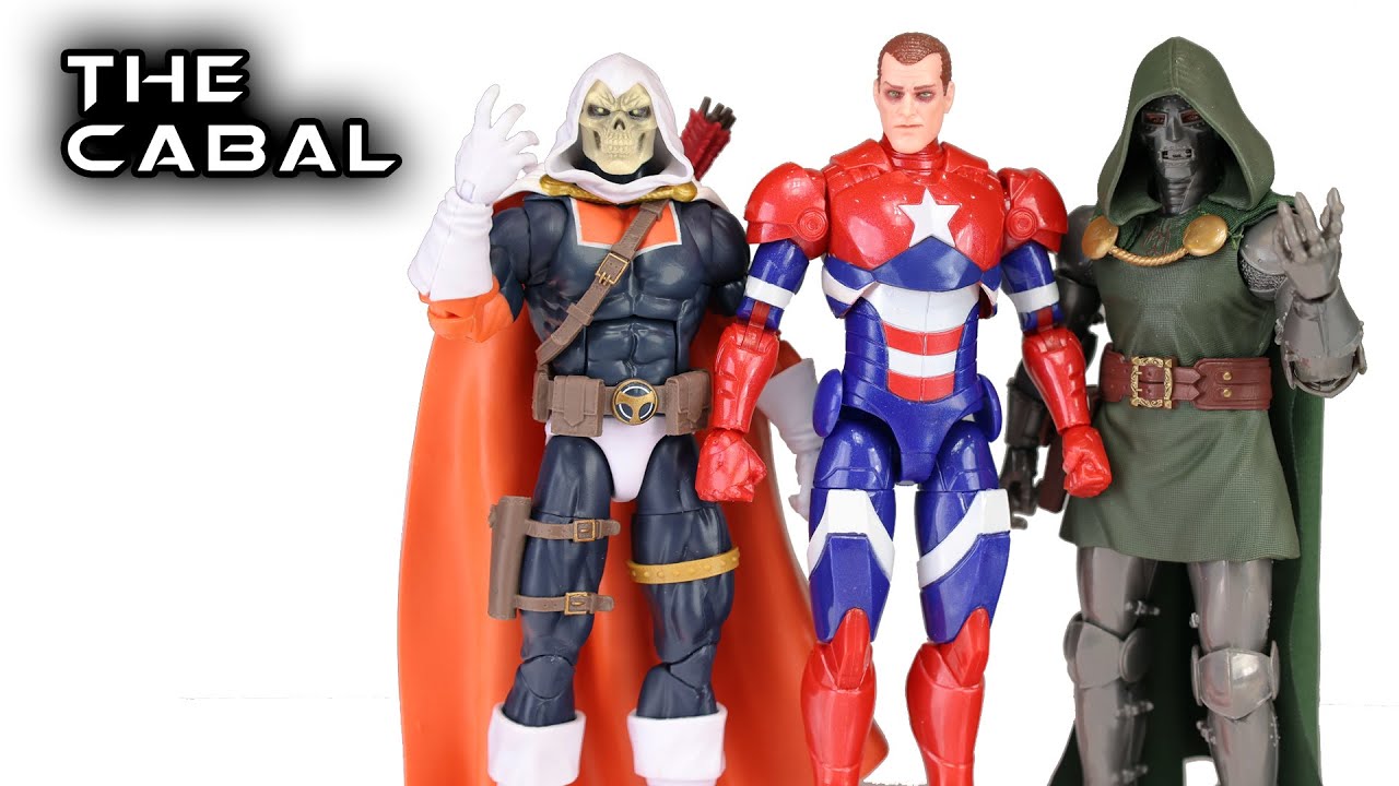 Marvel Legends THE CABAL 3 Pack | Dr. Doom, Iron Patriot, Taskmaster Action Figure Review