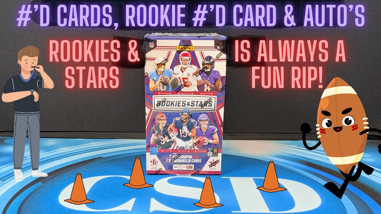 2024 Panini Rookies & Stars Football Hobby Box Review.  Let's have some fun!
