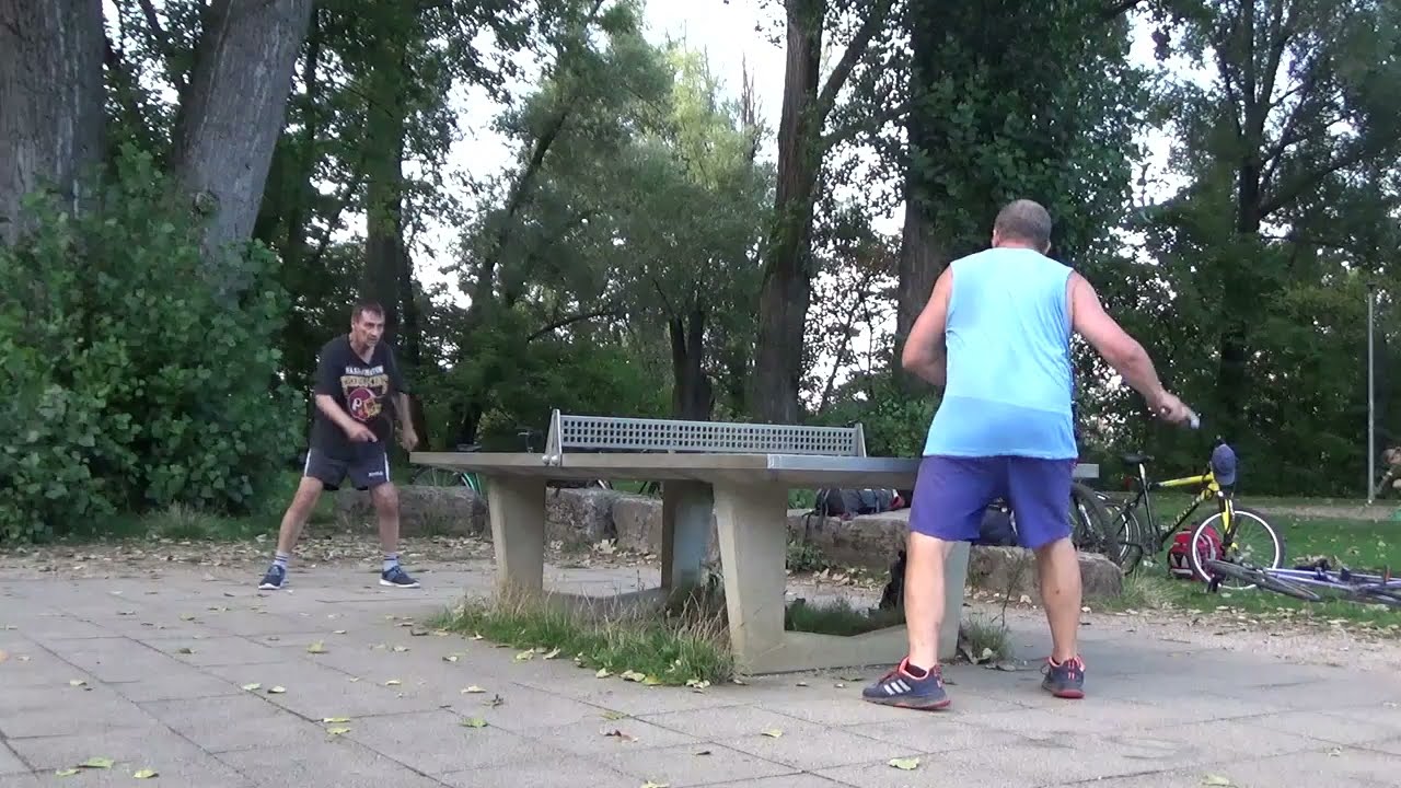 stoni Wladi REHA Table Tennis  Outdoor 20230816 Fuerth Stadtpark 6 Reinhard Steinbrecher stoniTV