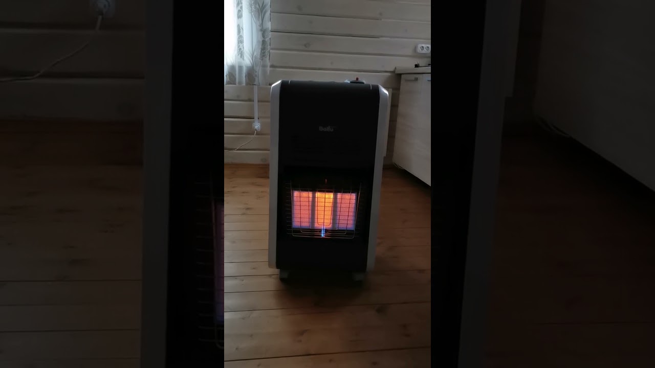 Запуск на даче газового обогревателя Ballu 55