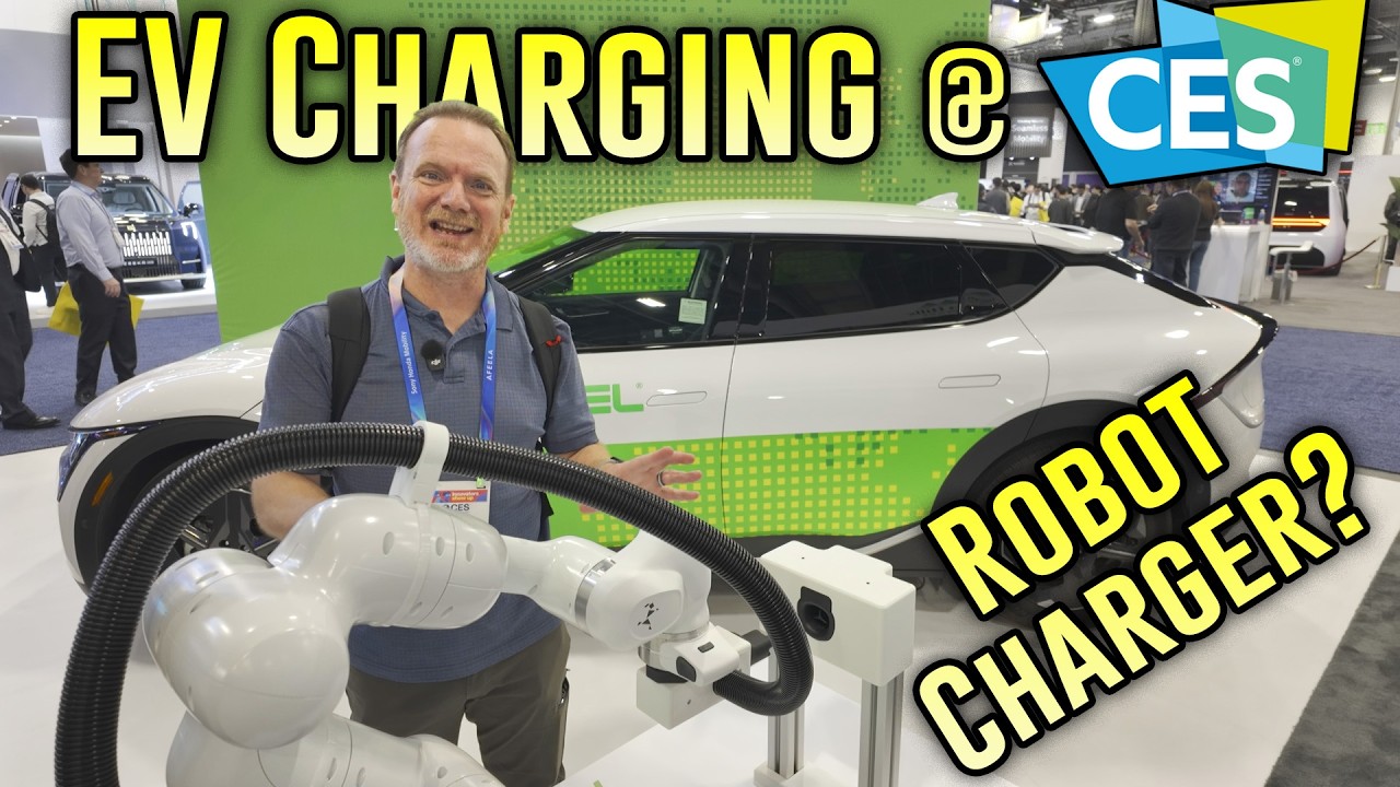The Future of EV Charging at CES 2026! Robot chargers? Solar charging?