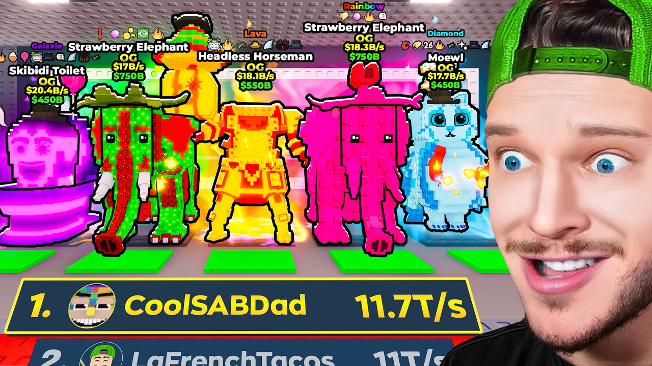 Je VISITE la Base du TOP 1 Monde sur Steal a Brainrot..