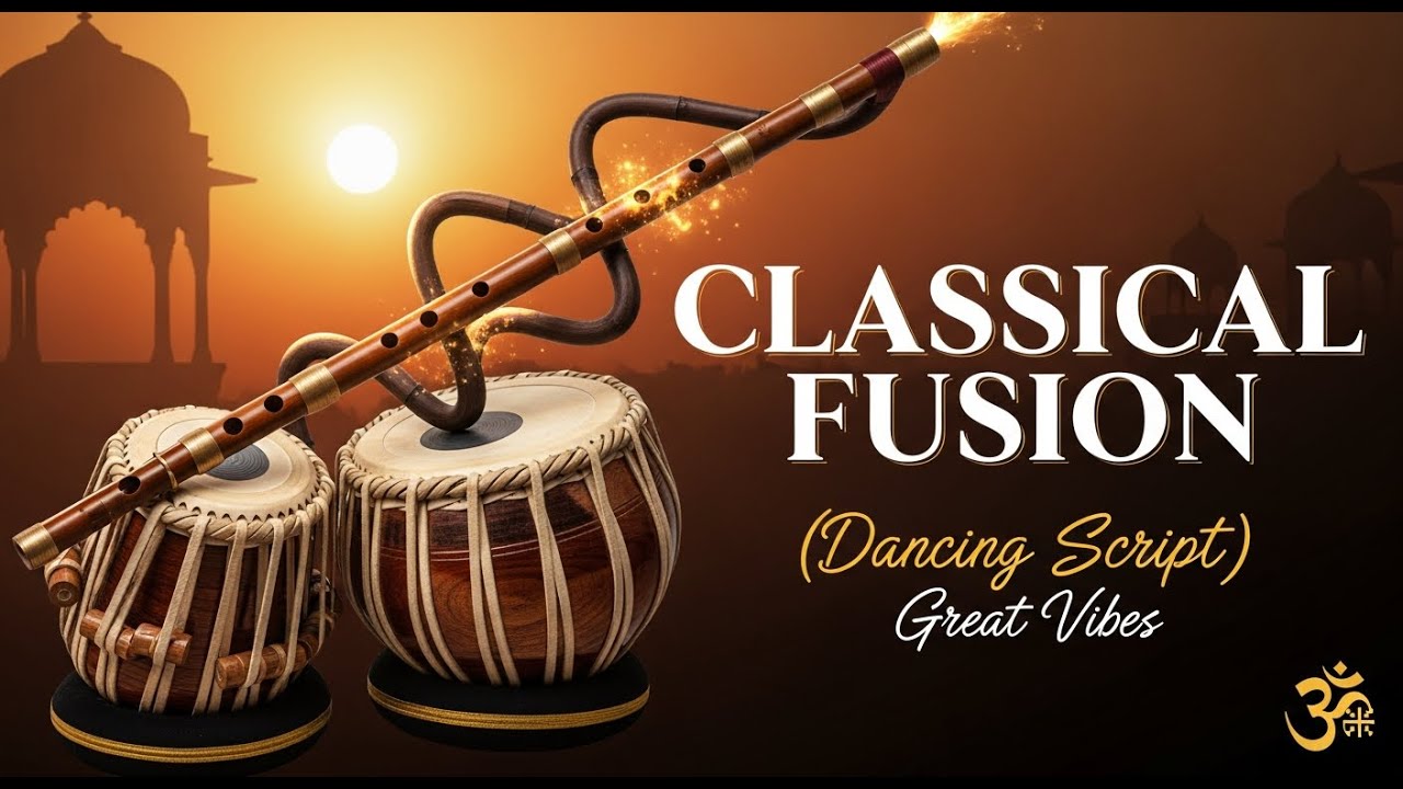 Indian Classical Fusion | Tabla flute | Instrument fusion | Relax Mind,Work, Study, Finance