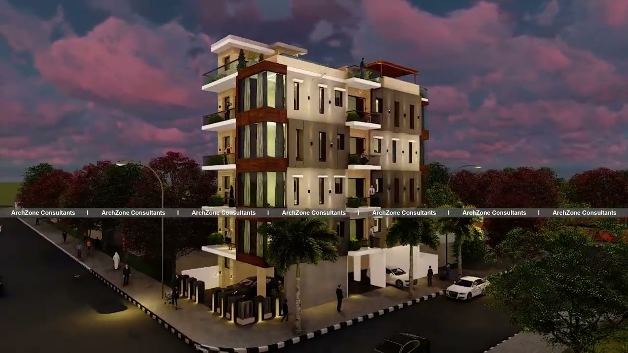Luxury Builder Floor S+4 Animation. Real Estate Conceptual Walkthrough I ArchZone Consultants Karnal
