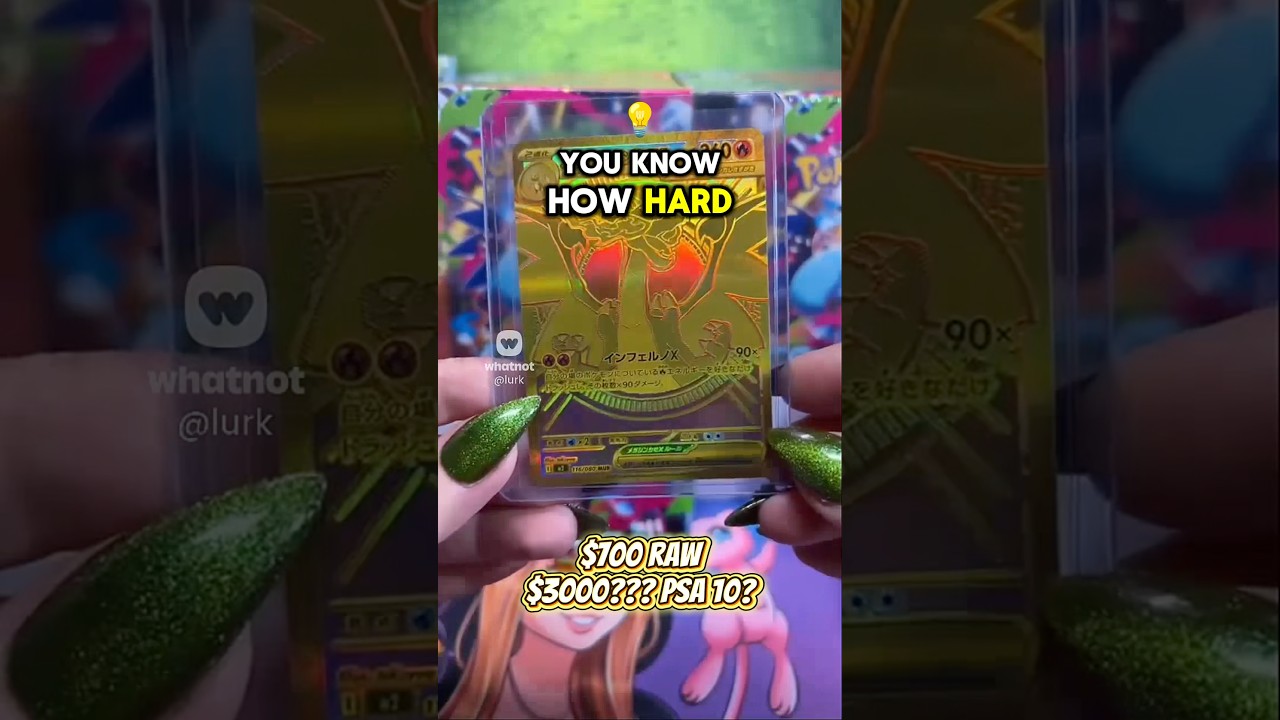 Pulling a gold mega charizard MUR from inferno x #pokemon #pokemoncards #pokemontcg