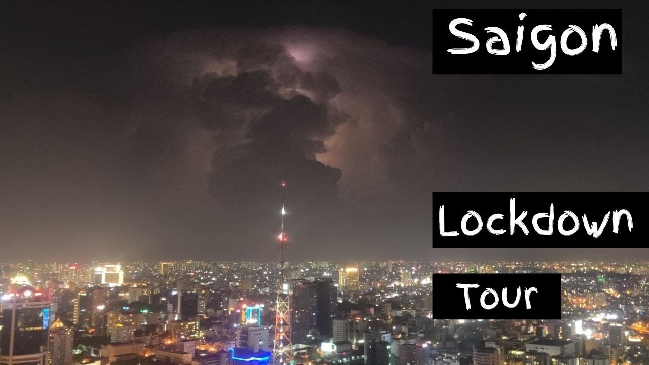 Saigon Lockdown TOUR Vietnam 🇻🇳 MOTORBIKE VLOG (Directive 16) July 30th 2021
