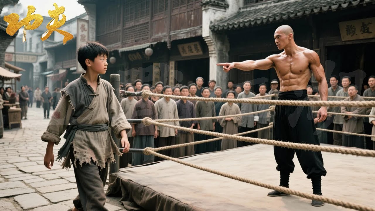 擂台霸主自認無敵挑釁，卻被無名小子一拳秒殺他！ # Kung Fu # 中國功夫 # 動作片# 少林五壯士