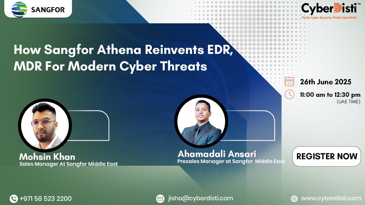 How Sangfor Athene Reinvents EDR, MDR for Modern Cyber Threats?