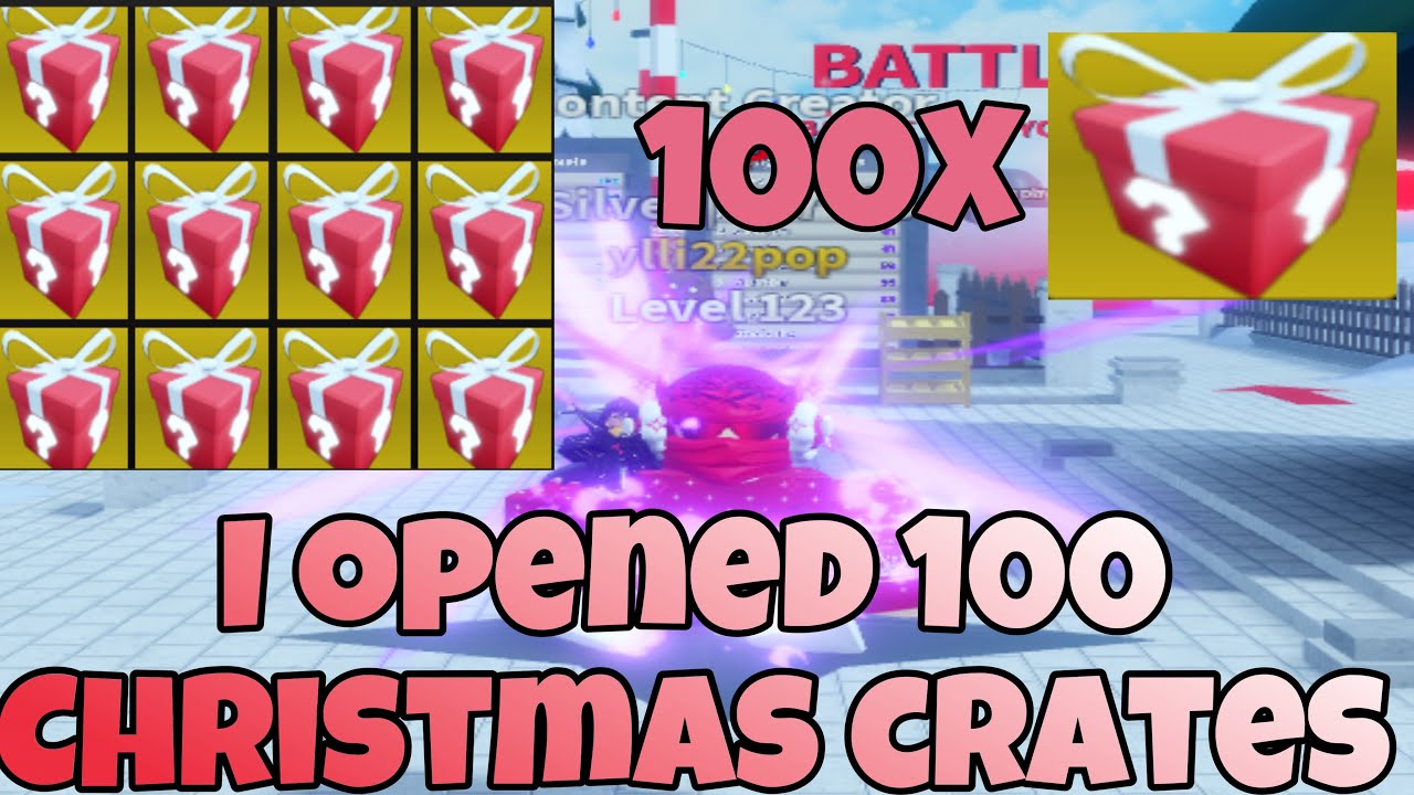 I Opened 100 CHRISTMAS CRATES And This Is What I Got|Ultimate Tower Defense