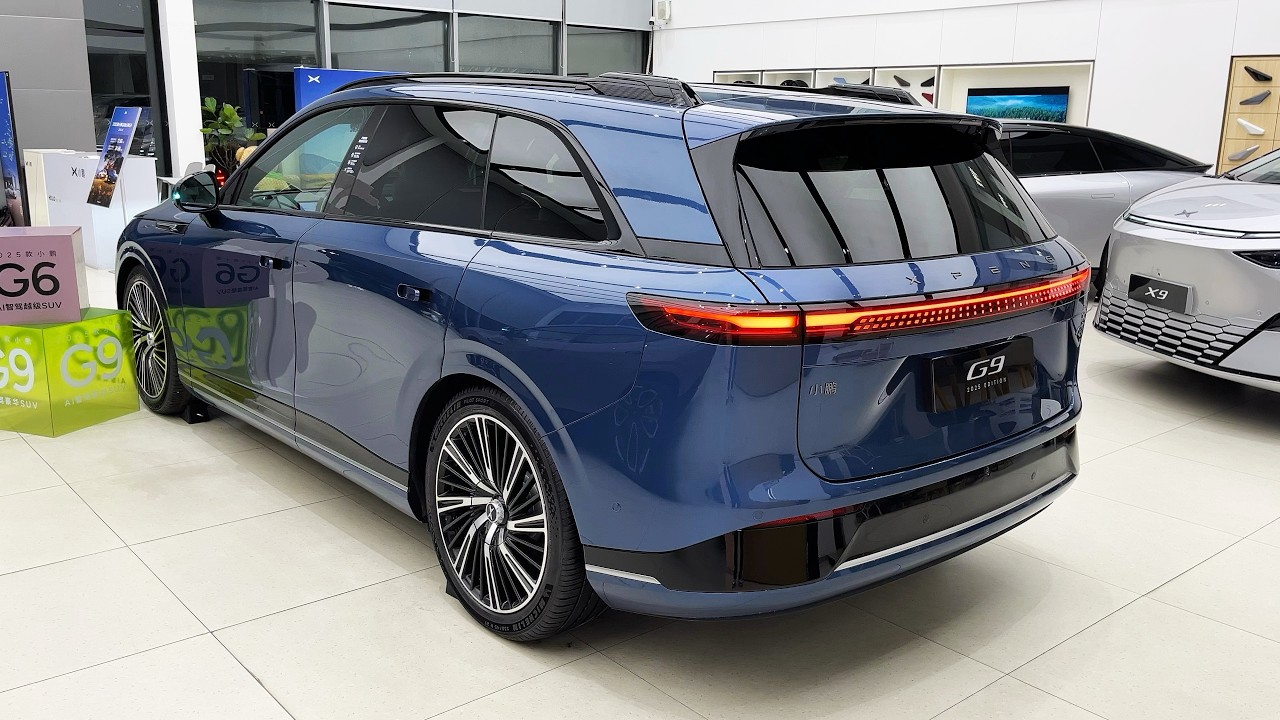 2025 Абсолютно новый роскошный внедорожник Xpeng G9 EV Интерьер и экстерьер в деталях 4K