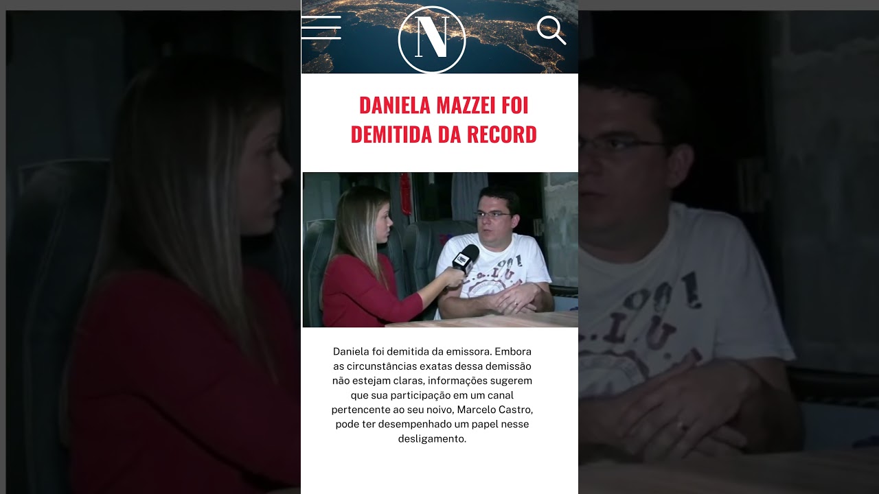 Daniela Mazzei Demitida da Record BA #_shorts
