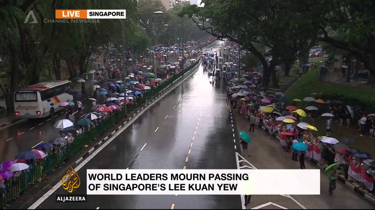 Thousands attend funeral of Singapore's Lee Kuan Yew