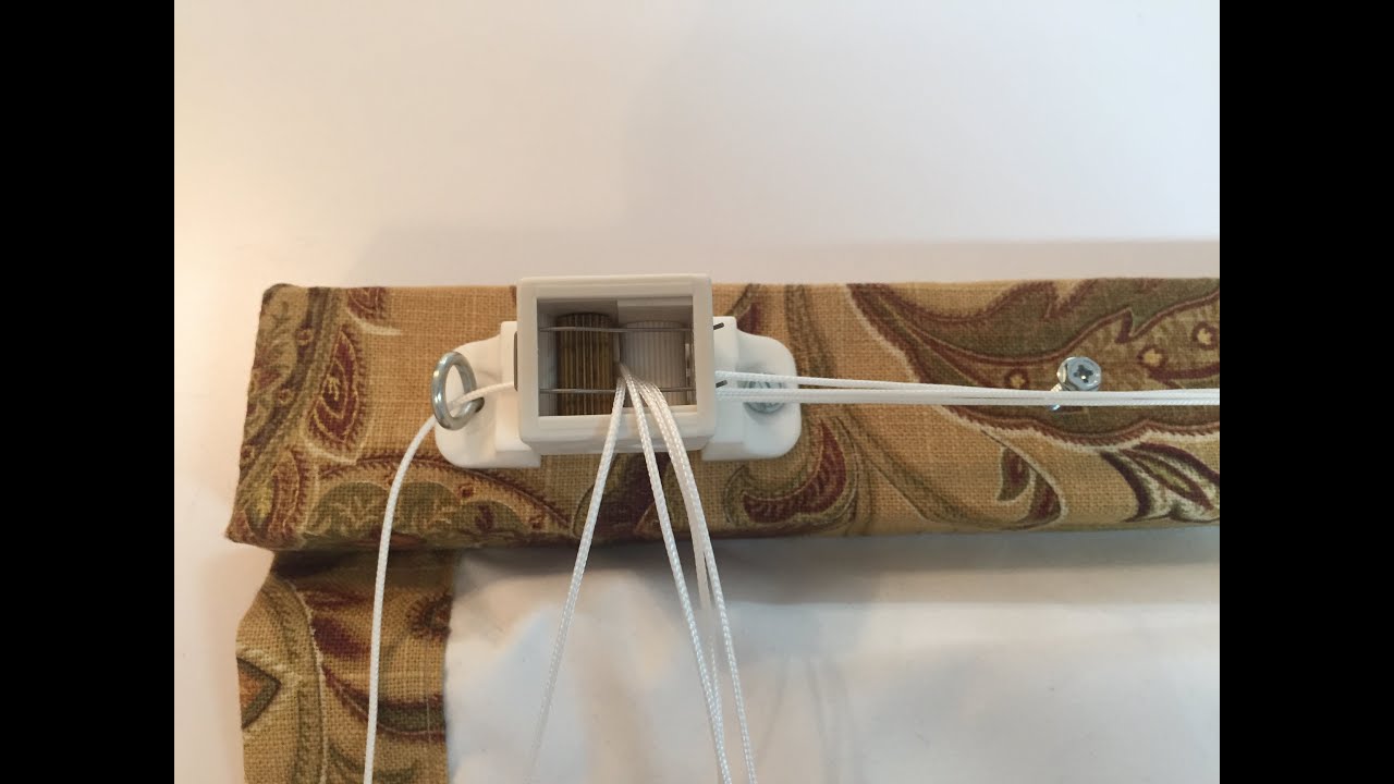 The easiest way to make a Roman Shade!
