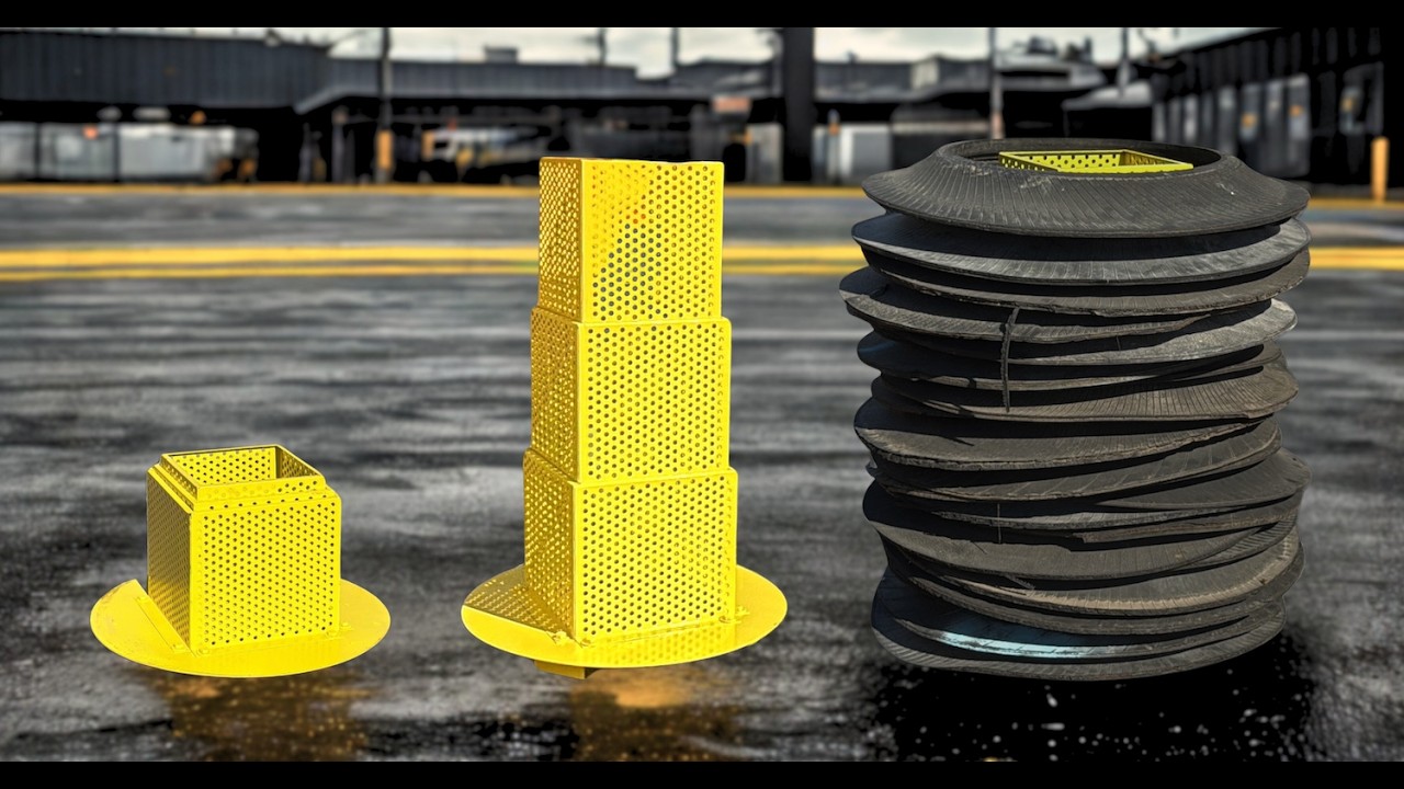 Tire Ring Holder - 2026 ATSSA Traffic Expo NPRO - Traffic Pro Beds