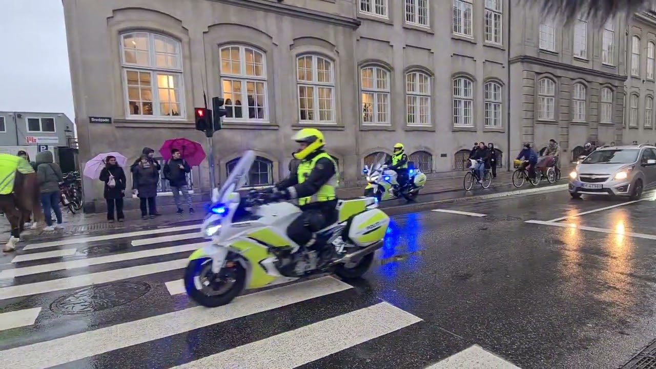 Generalprøve for nytårs eskorten 2023.