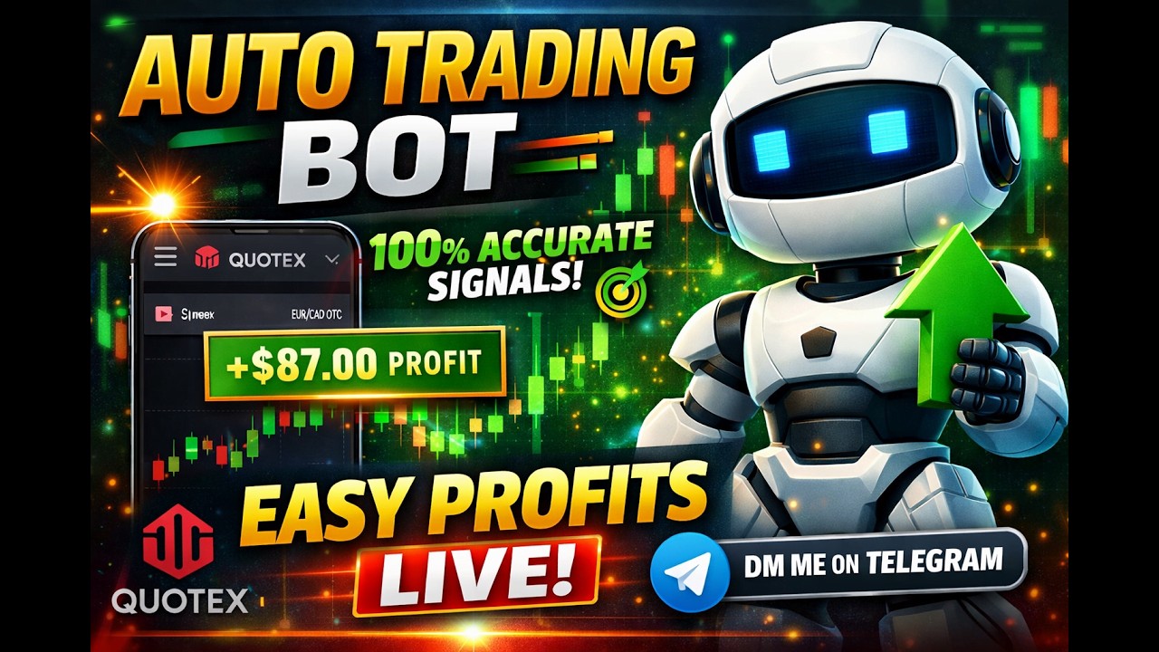 Quotex Mobile Auto Trading Bot | Live Demo | 1 Minute Auto Trade