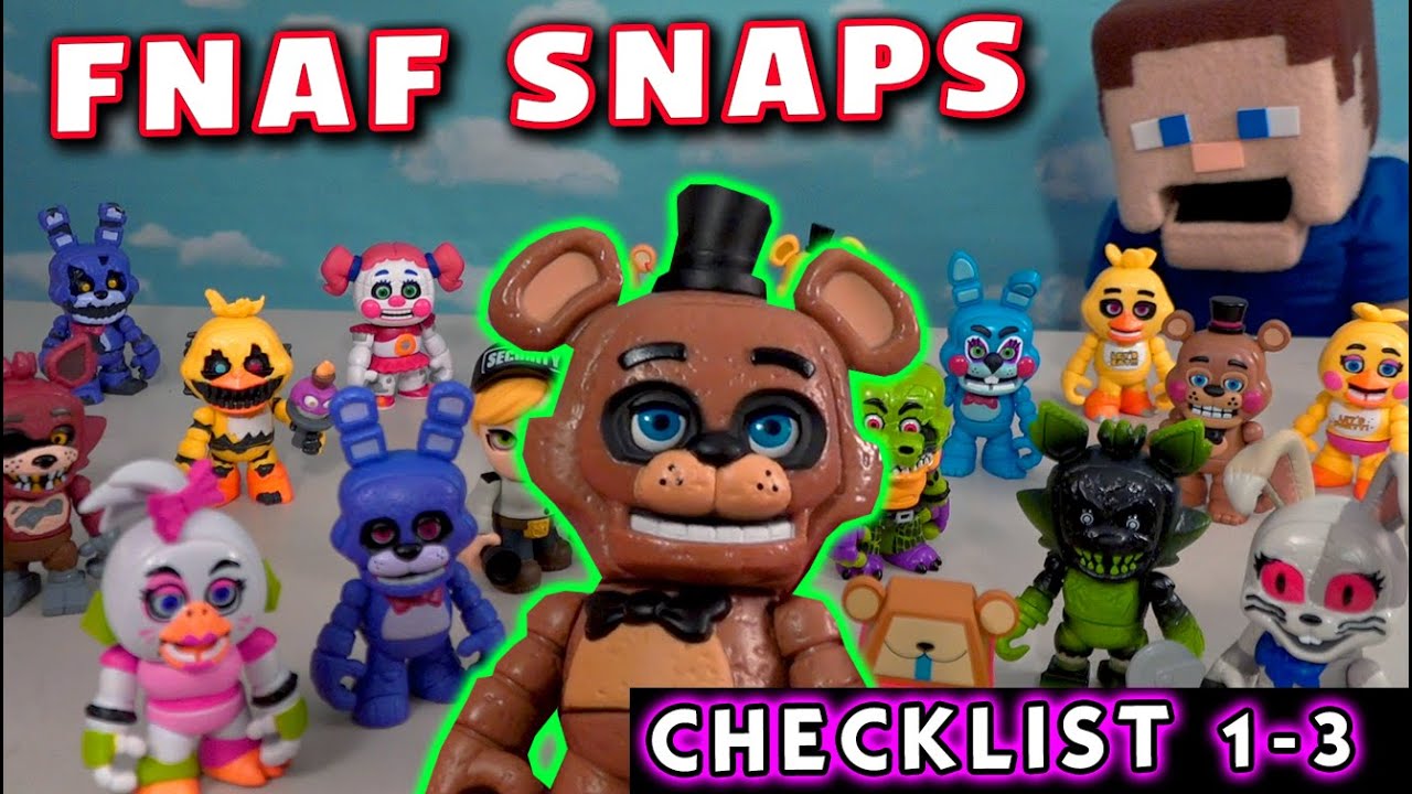 FNAF FUNKO SNAPS Figures & Playsets: Series 1-3 Checklist (2022-2023) Five Nights at Freddy's
