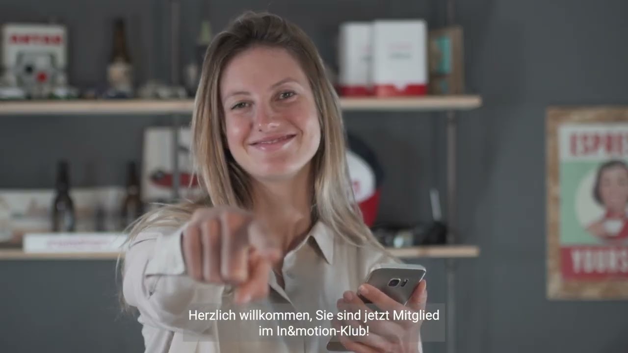 Wie kann ich mein In&motion-Kundenkonto erstellen und meine In&box koppeln?