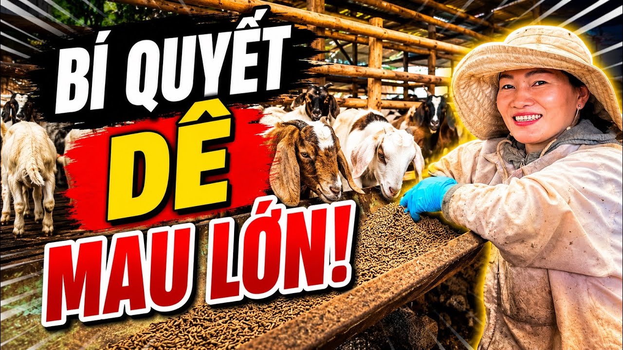 Tham Quan Mô Hình Nuôi Dê Nhà Chị Tư