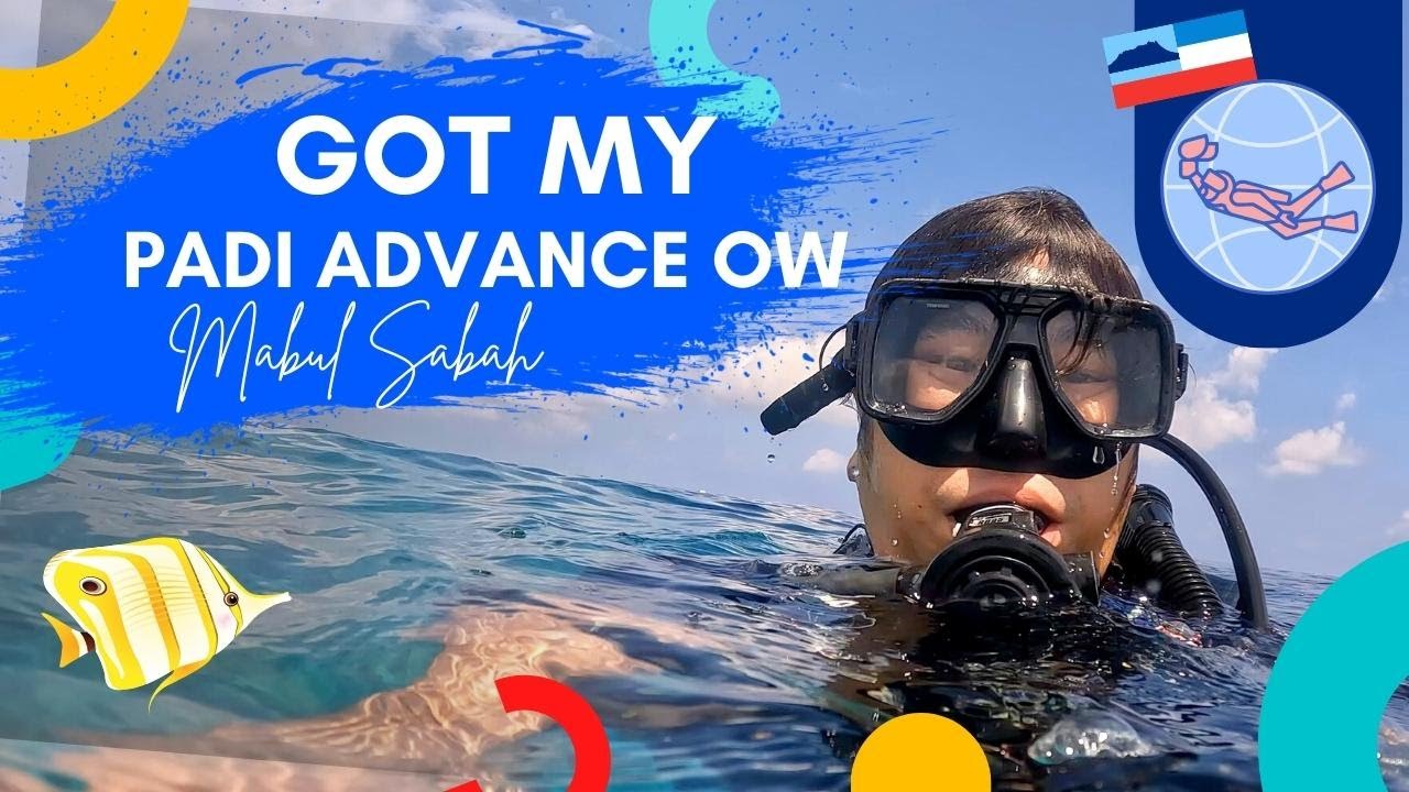 🤿 I Got My PADI ADVANCED OPEN WATER in Mabul! 🌊 (Full Certification Journey & Real Dive Footage)