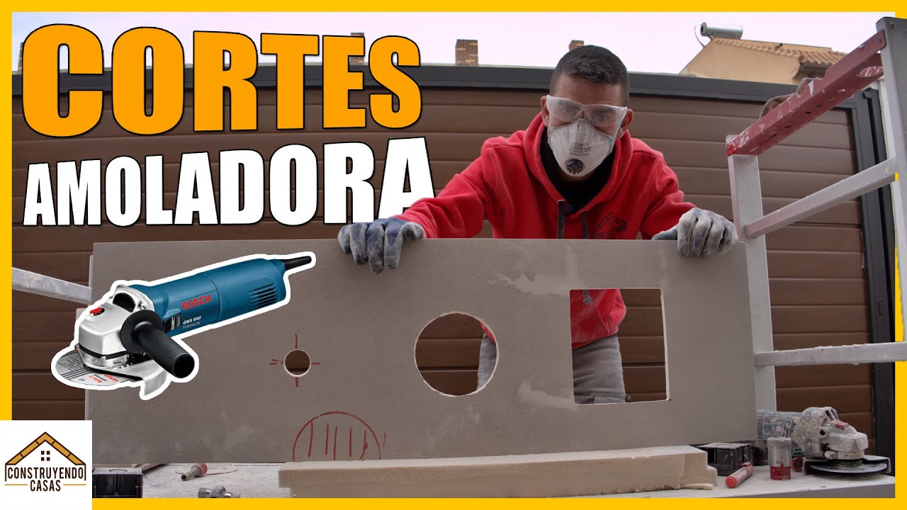 🔶 CORTES de AZULEJOS y SOLERIAS con AMOLADORA /RADIAL 🔶 Como hacer, Cajas de la luz, circulos etc