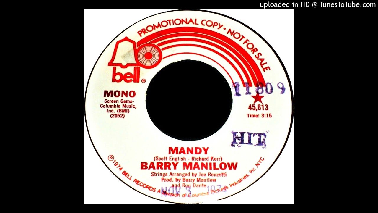 Mandy - Barry Manilow (1974) High Pitched!