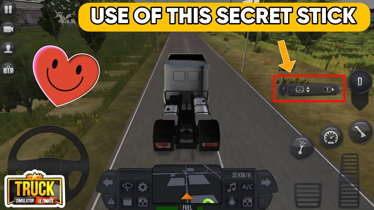 How To Use Secret Stick 😮Truck Simulator Ultimate | Truck Simulator Ultimate Jake Brake