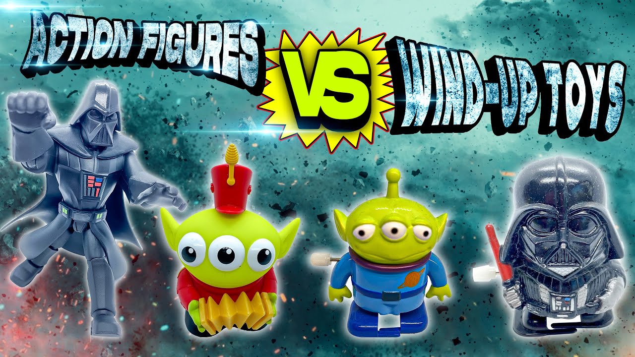 Action Figures vs Wind-up Toys | What's the Difference | Let's Put Them to The Test