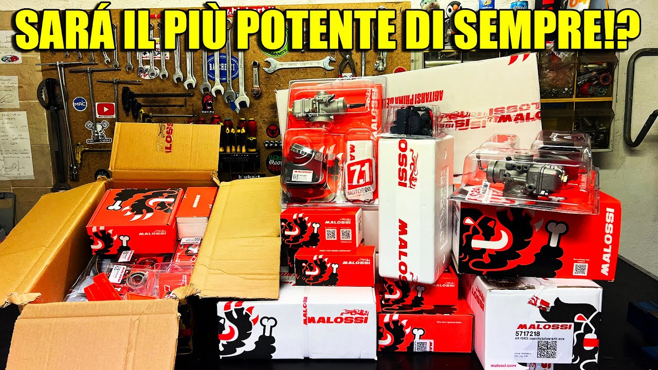 SCOPRIAMO I SEGRETI DEL NUOVO MALOSSI 100cc! | Unboxing da 5000€