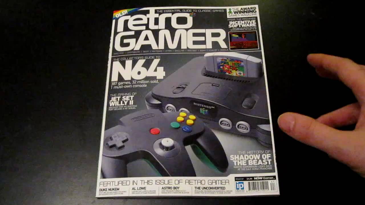Me on Retro Gamer magazine