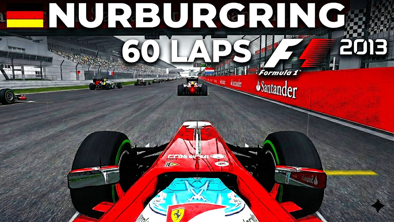 Fernando Alonso's Scuderia Ferrari F138  - Nürburgring GP 100% Race | F1 2013