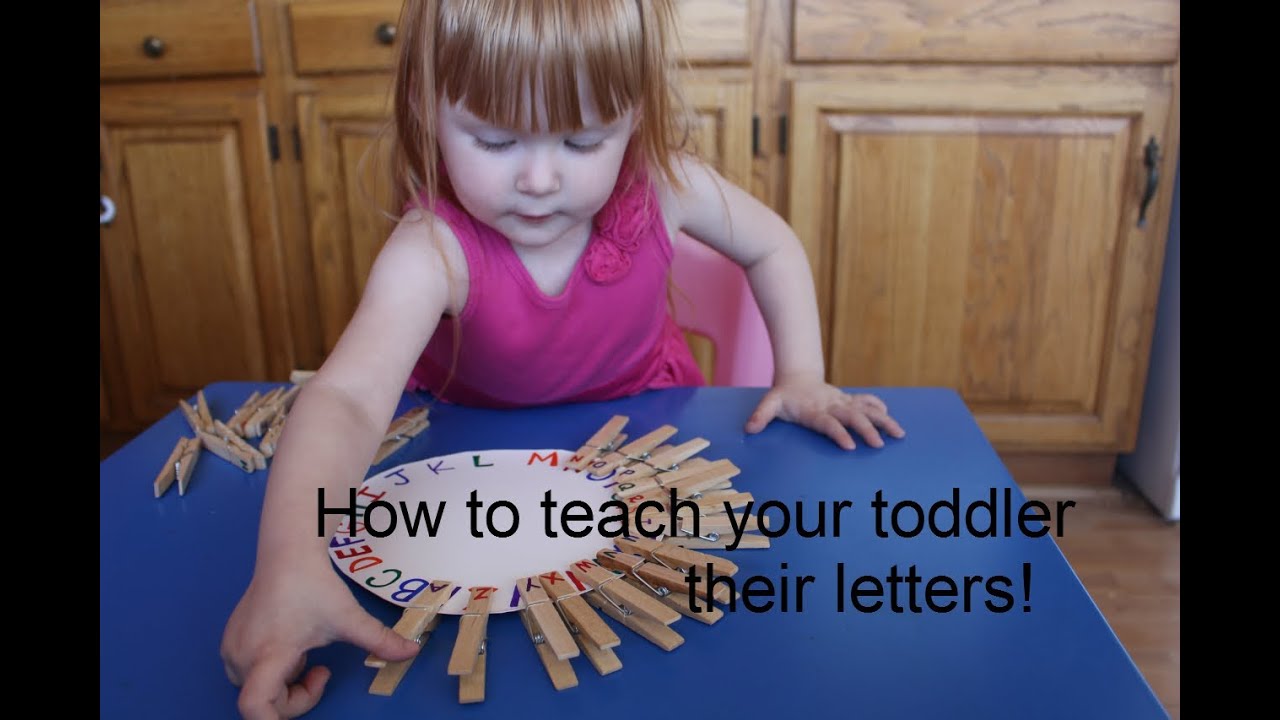 How to teach your toddler their letters! Matching activities! DIY!