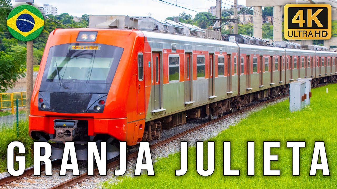 Estação Granja Julieta - Movimentação de Trens #47