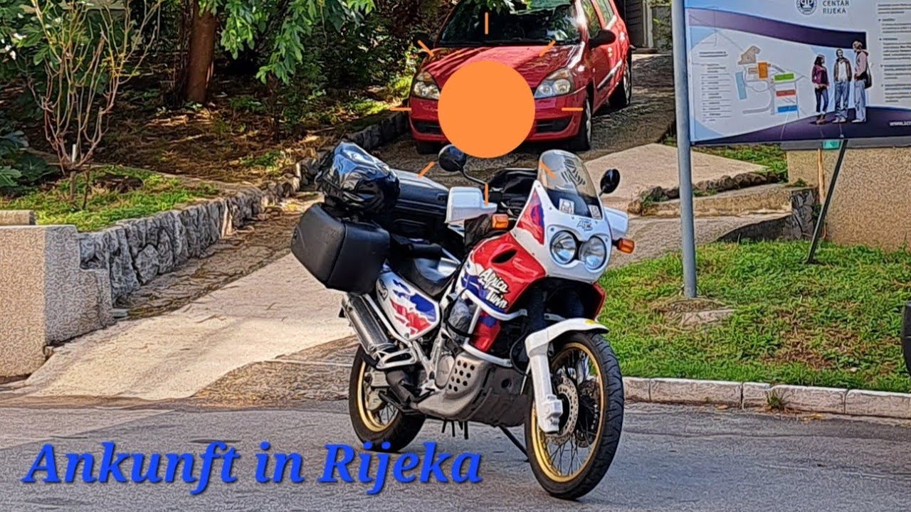 #3 Ankunft in Rijeka Kroatien. Mit der Honda XRV750 von Ljubljana nach Rijeka. Motorcycle Road Trip