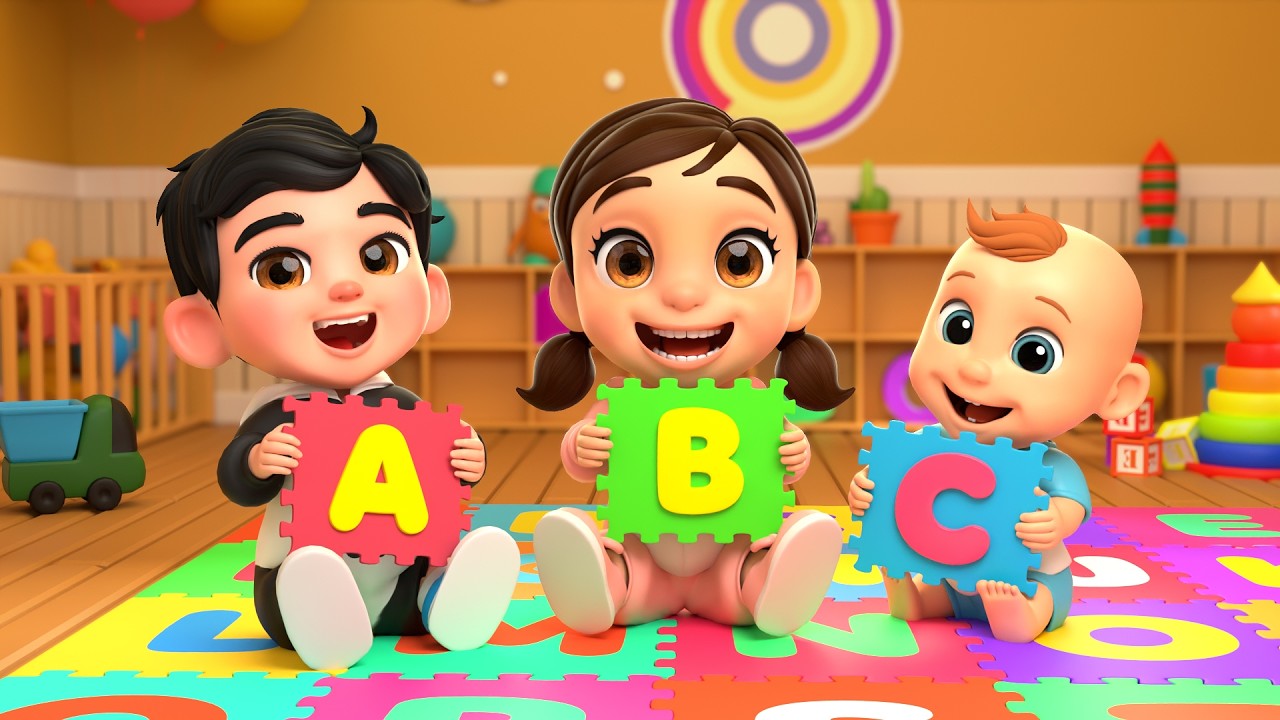 Das Alphabet lernen macht Spaß! ABC Mattenlied für Kinder | LuLu LaLa Kinderreime