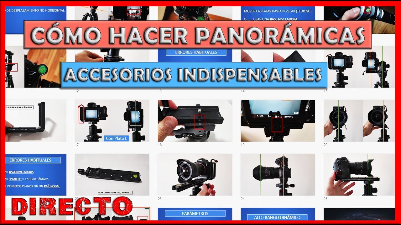 💡💡Cómo hacer FOTOGRAFÍAS PANORÁMICAS | Accesorios indispensables y consejos