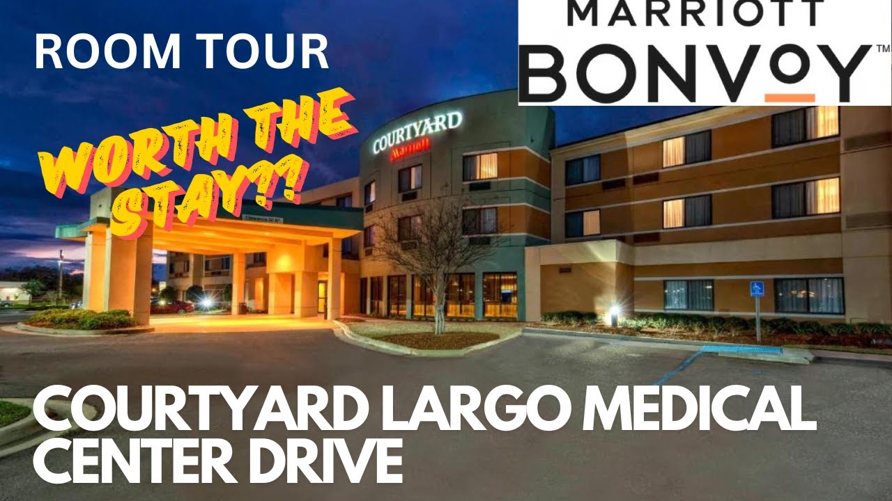 Courtyard Marriott Largo Medical Center Drive - Room Tour in 4K! Check out my comments and review!