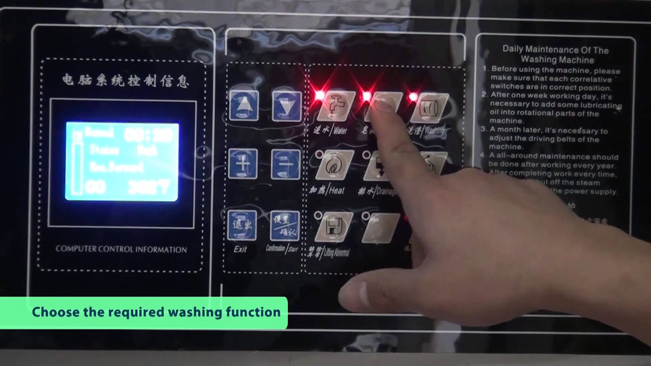 Strong decontamination washing machine by Goldchilly Industrial Washing Machine