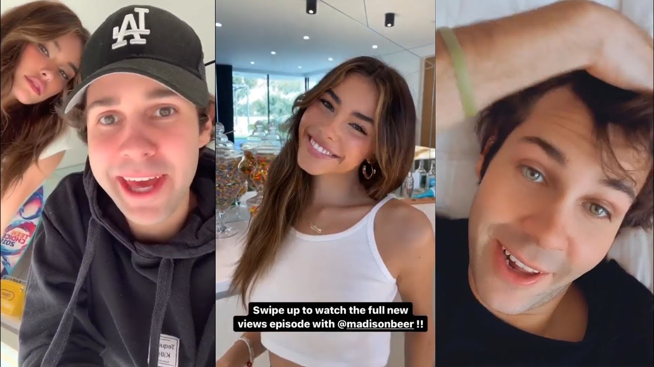 Madison Beer With David Dobrik at his New Home | $1.9 Million Car Tour - Vlog Squad IG Stories 82
